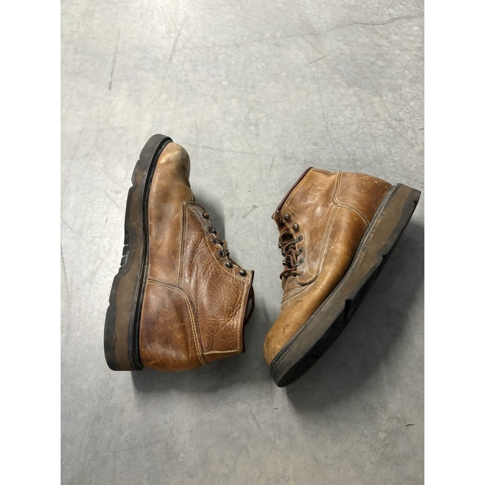 Red Wings Vintage 90s Comfort Sole Brown Lace Up Work Boot Mens 12 D 08005